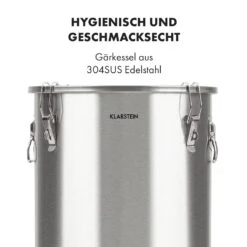 Gärkeller Pro XL Fermentierkessel 60 Liter Ablassventil 304-Edelstahl -Küche Zu Hause 10035622 de 0006 logo