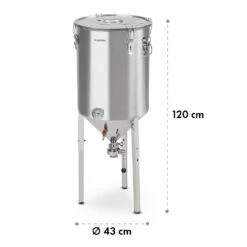 Gärkeller Pro XL Fermentierkessel 60 Liter Ablassventil 304-Edelstahl -Küche Zu Hause 10035622 yy 0010 logo Klarstein Conical Fermenter 60L