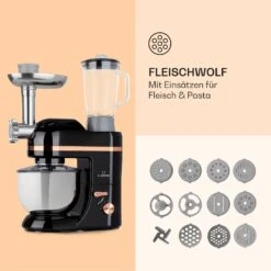 Lucia Elegance Küchenmaschine Mixer Fleischwolf 2000W BPA-frei -Küche Zu Hause 10035639 de 0005 logo
