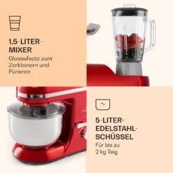 Lucia Elegance Küchenmaschine Mixer Fleischwolf 2000W BPA-frei 14 Lucia Elegance Küchenmaschine Mixer Fleischwolf 2000W BPA-frei -Küche Zu Hause 10035641 de 0006 logo