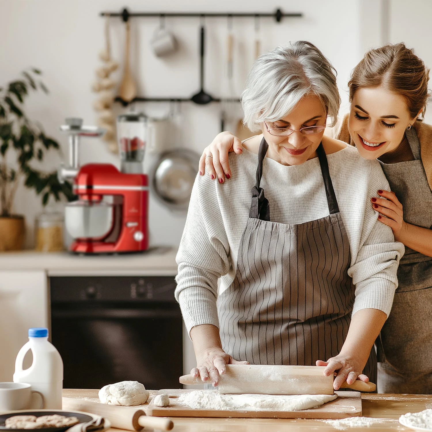 Lucia Elegance Küchenmaschine Mixer Fleischwolf 2000W BPA-frei 2 Lucia Elegance Küchenmaschine Mixer Fleischwolf 2000W BPA-frei – Bild 2