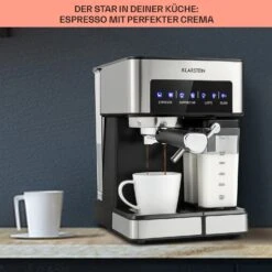 Arabica Comfort Espressomaschine 1350W 20 Bar 1,8l Touch-Bedienfeld -Küche Zu Hause 10035655 de 0004 usp