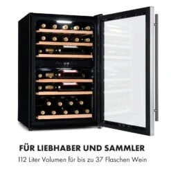 Vinamour 37 Duo Weinkühlschrank 2 Kühlzonen 112 Liter 37 Flaschen 10 Vinamour 37 Duo Weinkühlschrank 2 Kühlzonen 112 Liter 37 Flaschen -Küche Zu Hause 10035663 de 0003 logo