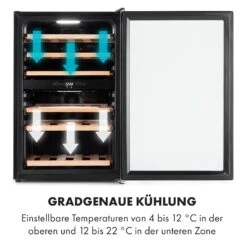 Vinamour 37 Duo Weinkühlschrank 2 Kühlzonen 112 Liter 37 Flaschen 11 Vinamour 37 Duo Weinkühlschrank 2 Kühlzonen 112 Liter 37 Flaschen -Küche Zu Hause 10035663 de 0004 logo
