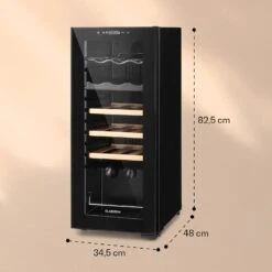 Bovella 18 Duo+ Zweizonen-Weinkühlschrank 50l 18 Fl. Glastür 14 Bovella 18 Duo+ Zweizonen-Weinkühlschrank 50l 18 Fl. Glastür -Küche Zu Hause 10035696 yy 0007 logo