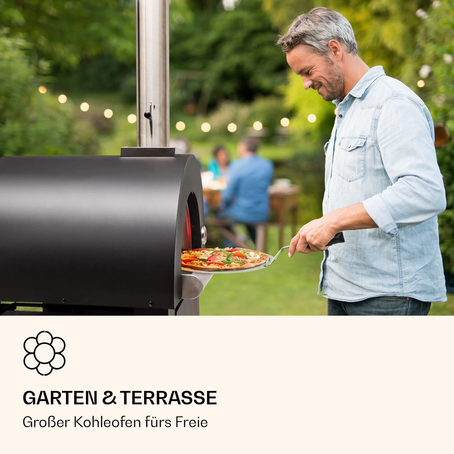 Diavolo Napoletana Pizzaofen Holzofen Rostfreier Edelstahl 2 Diavolo Napoletana Pizzaofen Holzofen Rostfreier Edelstahl – Bild 2