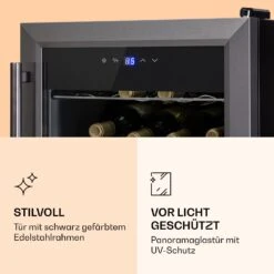 Ultimo 20 Uno Weinkühlschrank 53l Touch-Bedienfeld 131W 5-18°C 12 Ultimo 20 Uno Weinkühlschrank 53l Touch-Bedienfeld 131W 5-18°C -Küche Zu Hause 10035778 de 0004 logo