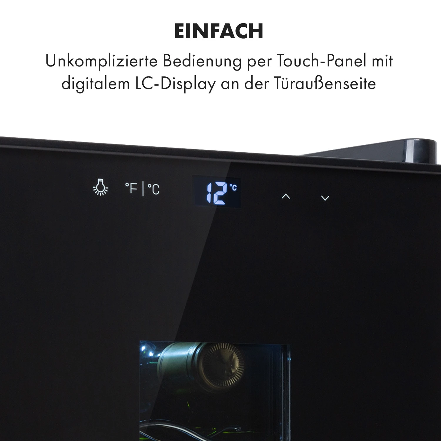 Bellevin 6 Uno Weinkühlschrank 17 Liter 11-18 °C SingleZone LED 4 Bellevin 6 Uno Weinkühlschrank 17 Liter 11-18 °C SingleZone LED – Bild 4