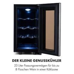 Reserva 8 Slim Uno Weinkühlschrank 8 Flaschen 23 Liter Edelstahl 11 Reserva 8 Slim Uno Weinkühlschrank 8 Flaschen 23 Liter Edelstahl -Küche Zu Hause 10035861 de 0003 logo