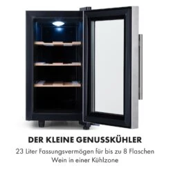 Reserva 8 Uno Weinkühlschrank 23 Ltr 8 Fl 11-18 °C 26 DB Edelstahl -Küche Zu Hause 10035864 de 0003 logo