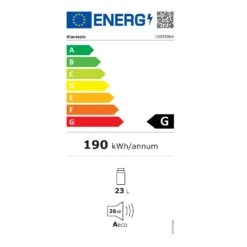 Reserva 8 Uno Weinkühlschrank 23 Ltr 8 Fl 11-18 °C 26 DB Edelstahl -Küche Zu Hause 10035864 energy label