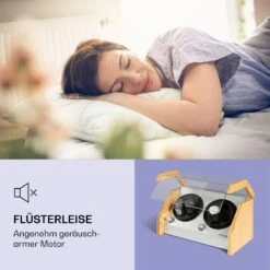 Garonne 4 Uhrenbeweger, 2 Drehteller, 4 Uhren, 3 Geschwindigkeiten, 4 Modi, Bambus -Küche Zu Hause 10036042 de 0004 logo