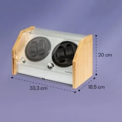 Garonne 4 Uhrenbeweger, 2 Drehteller, 4 Uhren, 3 Geschwindigkeiten, 4 Modi, Bambus -Küche Zu Hause 10036042 yy 0005 logo