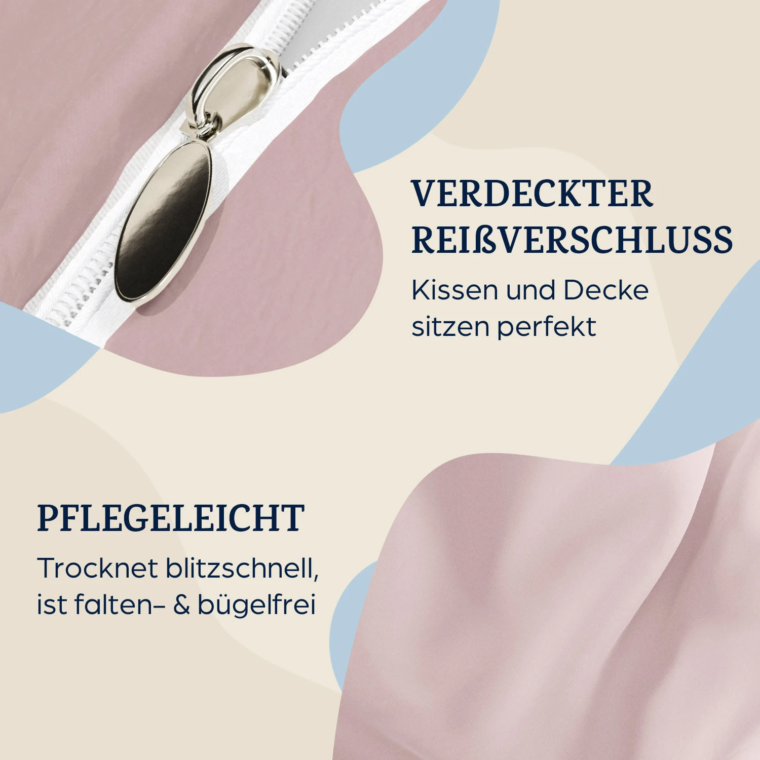 Traumwolle Biber-Bettwäsche 155x220 Cm 3 Traumwolle Biber-Bettwäsche 155x220 Cm – Bild 3