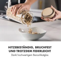 Glaswerk Lovage Vorratsgläser 1,1 L 3er Set Borosilikatglas Akazienholzdeckel Silikon 8 Glaswerk Lovage Vorratsgläser 1,1 L 3er Set Borosilikatglas Akazienholzdeckel Silikon -Küche Zu Hause 10036356 de 0003 logo