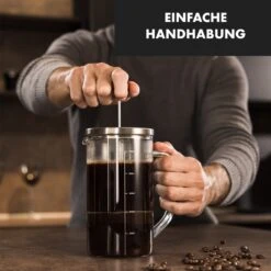 Glaswerk Ristretto French Press 1 Liter Borosilikatglas Edelstahl Walnussholz -Küche Zu Hause 10036368 de 0003 logo