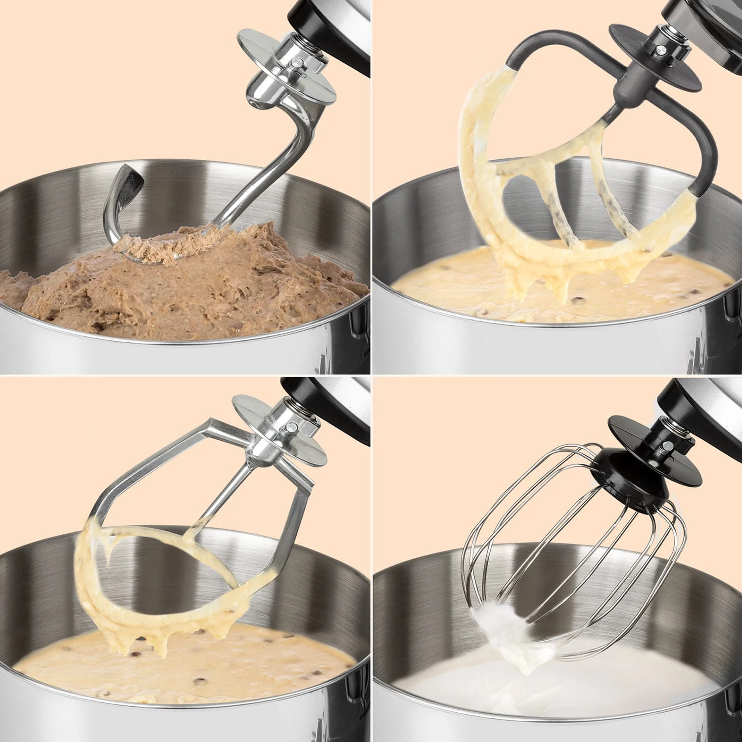 Schneebesen Ersatz-Rührelement Für Bella Pico 2G/Bella Robusta Edelstahl 2 Schneebesen Ersatz-Rührelement Für Bella Pico 2G/Bella Robusta Edelstahl – Bild 2