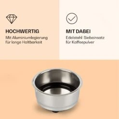 Passionata Espressomaker Siebträger Aluminiumlegierung Zubehör -Küche Zu Hause 10037856 de 0003 logo