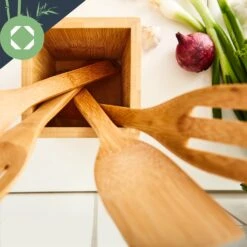 Kochlöffelset Mit Aufbewahrungsbox 6er Set Nachhaltig Leicht Bambus 11 Kochlöffelset Mit Aufbewahrungsbox 6er Set Nachhaltig Leicht Bambus -Küche Zu Hause 10038026 yy 0005 logo