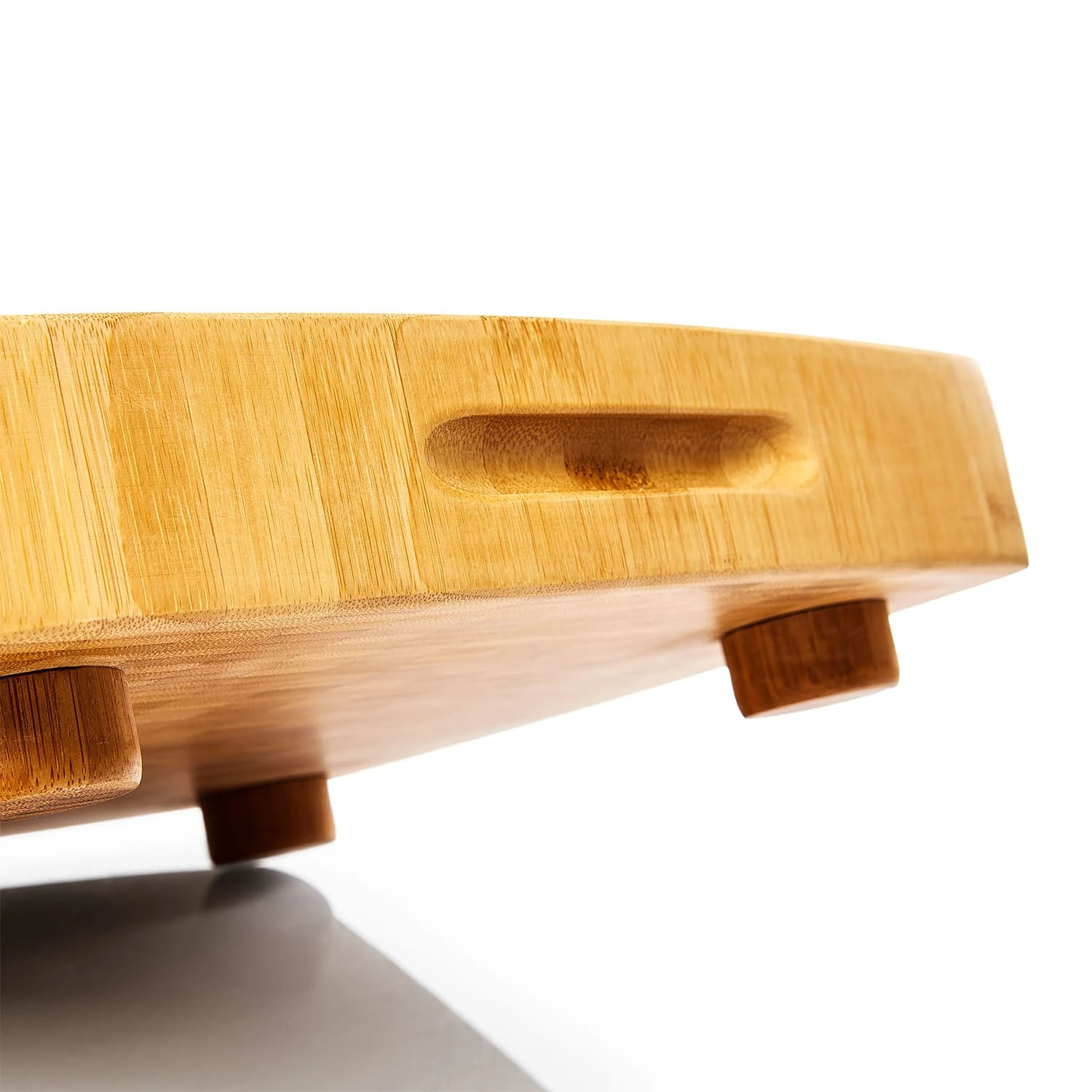 Bambus-Hackbrett 30 X 6,8 X 30 Cm (BxHxT) Standfüße Haltegriff Pflegeleicht 5 Bambus-Hackbrett 30 X 6,8 X 30 Cm (BxHxT) Standfüße Haltegriff Pflegeleicht – Bild 5