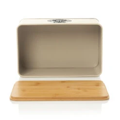 Stigby 2-in-1 Brotkasten Mit Schneidebrett Metallblech Bambus -Küche Zu Hause 10038107 yy 0006 logo