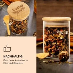 Gewürzgläser Mit Bambuslöffel 6 Stück Je 200 Ml Luftdicht 12 Gewürzgläser Mit Bambuslöffel 6 Stück Je 200 Ml Luftdicht -Küche Zu Hause 10038292 de 0006 logo