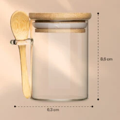 Gewürzgläser Mit Bambuslöffel 6 Stück Je 200 Ml Luftdicht 13 Gewürzgläser Mit Bambuslöffel 6 Stück Je 200 Ml Luftdicht -Küche Zu Hause 10038292 yy 0007 logo