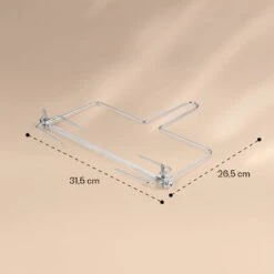 AeroVital Jumbo Heißluftfritteuse Rotisseriespieß & Drehspießheber Edelstahl -Küche Zu Hause 10038340 yy 0004 dimensions