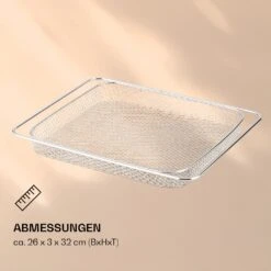 AeroVital Jumbo Heißluftfritteuse Gitterkorb Edelstahl 7 AeroVital Jumbo Heißluftfritteuse Gitterkorb Edelstahl -Küche Zu Hause 10038341 de 0004 logo