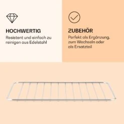 AeroVital Jumbo Heißluftfritteuse Grillrost Edelstahl -Küche Zu Hause 10038343 de 0003 logo