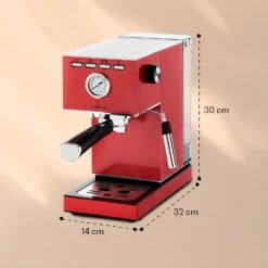 Pausa Espressomaker 1350 Watt 20 Bar Druck Wassertank: 1,4 Liter Edelstahl -Küche Zu Hause 10038394 yy 0008 logo