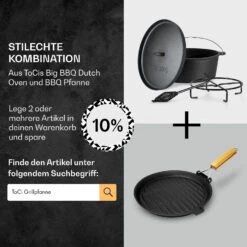 Galloway Dutch Oven 12.0 BBQ-Topf Gusseisen Größe XL / 12 Qt 13 Galloway Dutch Oven 12.0 BBQ-Topf Gusseisen Größe XL / 12 Qt -Küche Zu Hause 10038583 de 0007 usp