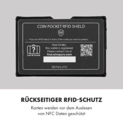 Coin Pocket Mit RFID-Schutzkarte Für ZNAP Slim Wallets 8 Und 12 Druckknopf -Küche Zu Hause 10038703 de 0005 logo