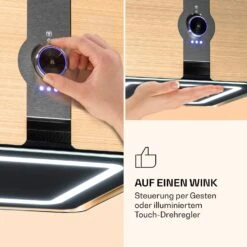 Futurelight Smart Inselabzugshaube Umluft 420m³/h LED Edelstahl -Küche Zu Hause 10038708 de 0004 logo