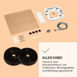 Futurelight Smart Inselabzugshaube Umluft 420m³/h LED Edelstahl -Küche Zu Hause 10038708 de 0006 logo