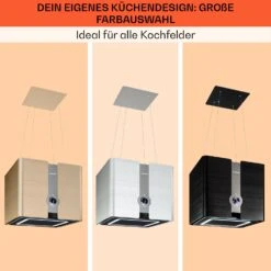 Futurelight Smart Inselabzugshaube Umluft 420m³/h LED Edelstahl -Küche Zu Hause 10038708 de 0007 usp