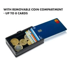 ZNAP Slim Wallet 12 Karten Münzfach 8 X 1,8 X 6 Cm (BxHxT) RFID-Schutz -Küche Zu Hause 10038777 uk 0005 logo