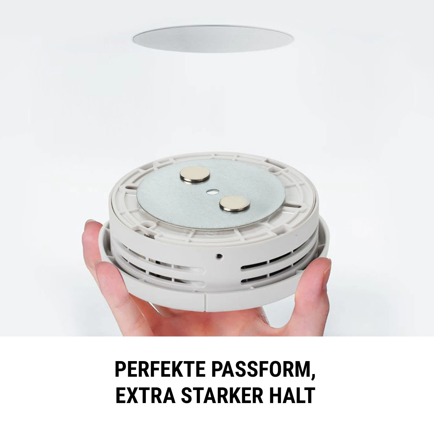 Mount Mini Magnethalterung Für Rauchmelder Ab 5 Cm Ø Selbstklebend 2 Mount Mini Magnethalterung Für Rauchmelder Ab 5 Cm Ø Selbstklebend – Bild 2
