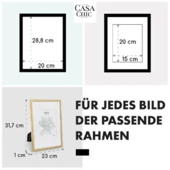 Berwick Bilderrahmen Rechteckig DIN A4 Cm Fotos Passepartout Glas -Küche Zu Hause 10039333 de 0005 usp