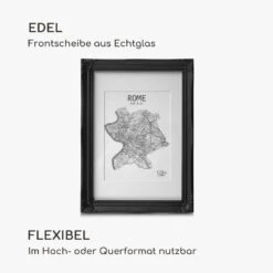 Regent Bilderrahmen Rechteckig A4 Fotos Passepartout Glas Rokoko -Küche Zu Hause 10039342 de 0003 logo