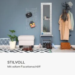 Greenford Spiegel Holzrahmen Rechteckig 130 X 45 Cm Vintage -Küche Zu Hause 10039455 de 0003 logo