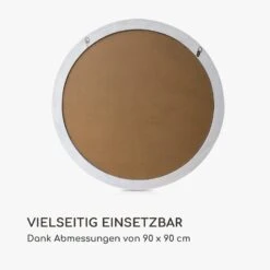 Leeds Wandspiegel Echtholzrahmen Rund Ø 90 Cm -Küche Zu Hause 10039469 de 0005 logo