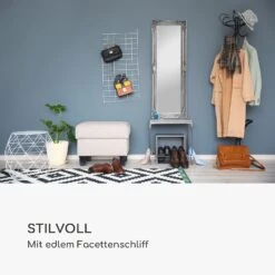 Ashford Standspiegel Massivholzrahmen Rechteckig 130 X 45 Cm -Küche Zu Hause 10039488 de 0003 logo