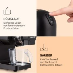 Bella Elegance Saftpresse 200 W 400 Ml BPA-frei -Küche Zu Hause 10039899 de 0006 logo