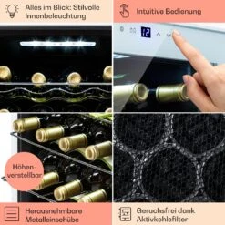 Shiraz 16 Quartz Weinkühlschrank 42l Touch-Bedienfeld 160 W 5-18 °C 12 Shiraz 16 Quartz Weinkühlschrank 42l Touch-Bedienfeld 160 W 5-18 °C -Küche Zu Hause 10039901 DE 0005 usp