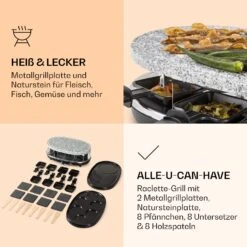 All-U-Can-Grill Raclette Raclette-Grill 4-in-1 Zubehör Für 8 Personen -Küche Zu Hause 10039923 de 0005 logo