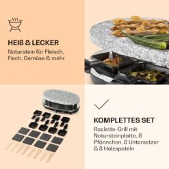 Steaklette Raclette Raclette-Grill Mit Zubehör Für 8 Personen -Küche Zu Hause 10039925 de 0004 logo