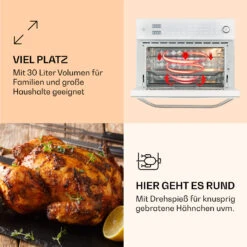 Vigor Air Heißluftfritteuse 1800 W 30 Liter 18 Programme -Küche Zu Hause 10039941 de 0005 logo