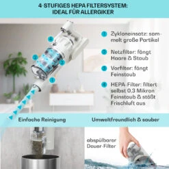 LARMA Staubsauger Kabellos Beutellos Akku 45 Min Laufzeit Max. LED 9 LARMA Staubsauger Kabellos Beutellos Akku 45 Min Laufzeit Max. LED -Küche Zu Hause 10040033 de 0003 logo