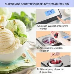 Dolce Bacio Smart Eiscremebereiter Yogurtmaker Kompressor 2 Liter WiFi Touch Edelstahl -Küche Zu Hause 10040048 de 0004 logo